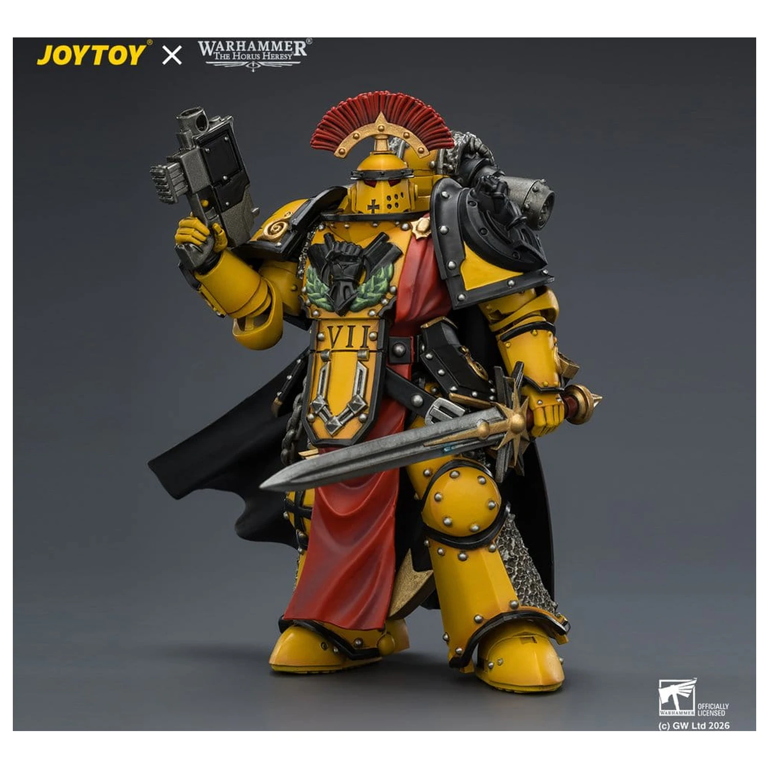 Warhammer akční figurka Imperial Fists Legion Praetor v Mk III brnění 13 cm fotografii produktu