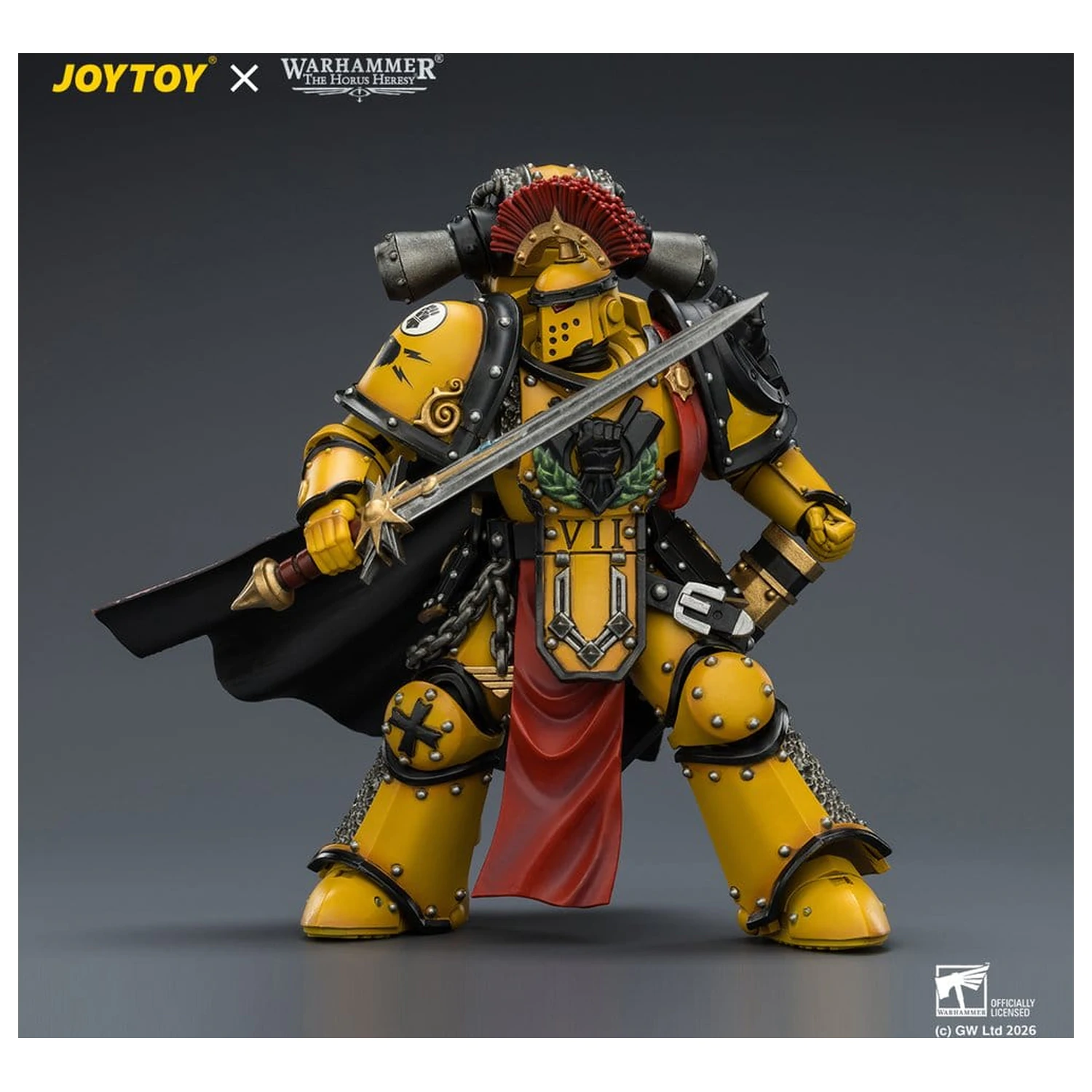 Warhammer akční figurka Imperial Fists Legion Praetor v Mk III brnění 13 cm fotografii produktu
