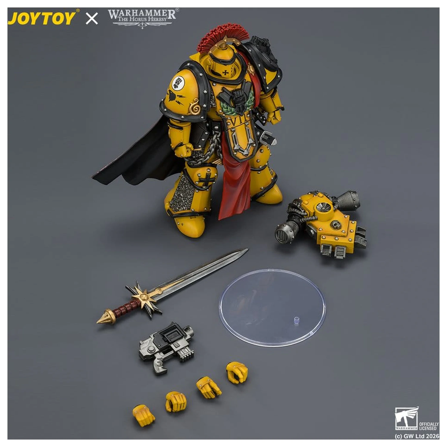 Warhammer akční figurka Imperial Fists Legion Praetor v Mk III brnění 13 cm fotografii produktu