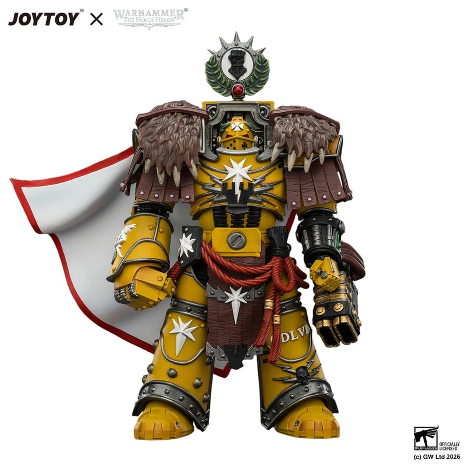 Warhammer Akční figurka Imperial Fists Lord Castellan Evander Garrius, The Tyrant of Cthonia 14 cm fotografii produktu