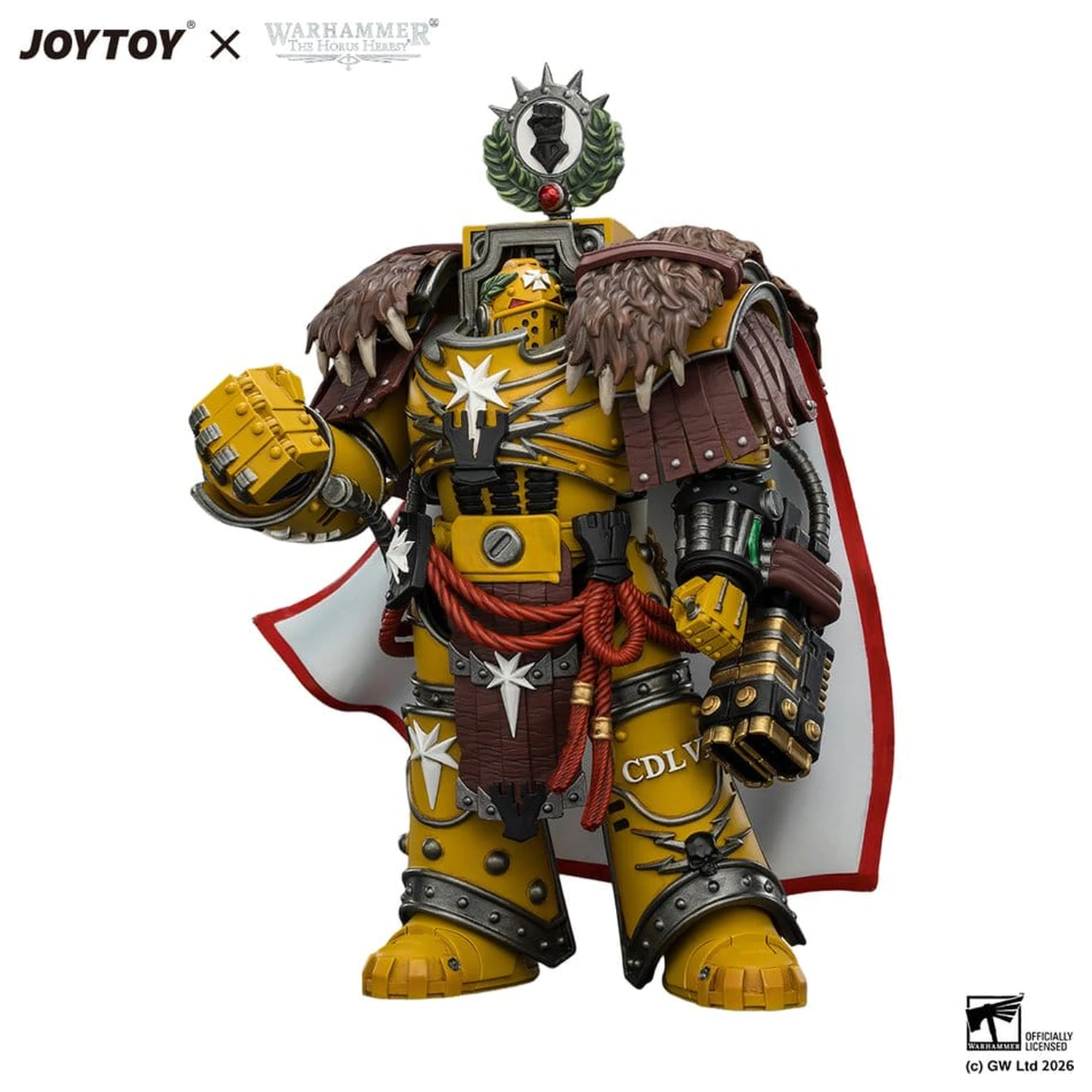 Warhammer Akční figurka Imperial Fists Lord Castellan Evander Garrius, The Tyrant of Cthonia 14 cm fotografii produktu