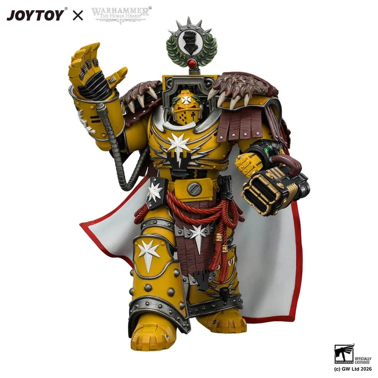 Warhammer Akční figurka Imperial Fists Lord Castellan Evander Garrius, The Tyrant of Cthonia 14 cm fotografii produktu