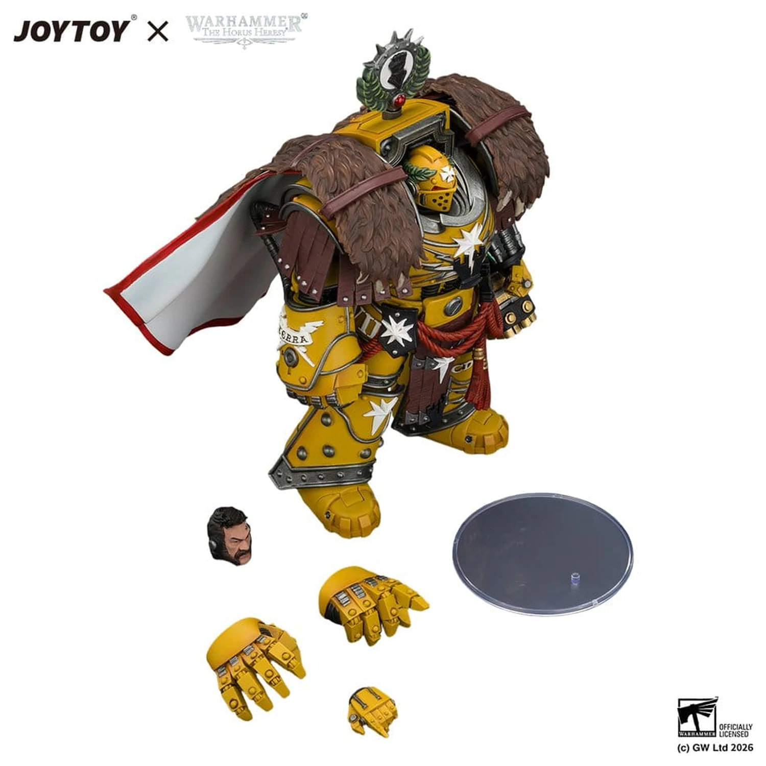 Warhammer Akční figurka Imperial Fists Lord Castellan Evander Garrius, The Tyrant of Cthonia 14 cm fotografii produktu