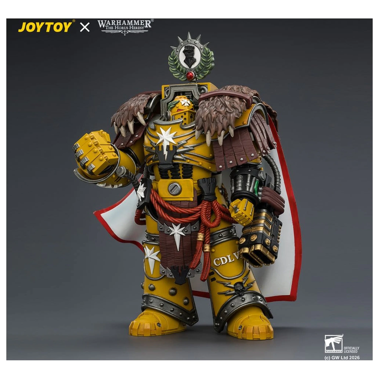Warhammer Akční figurka Imperial Fists Lord Castellan Evander Garrius, The Tyrant of Cthonia 14 cm fotografii produktu