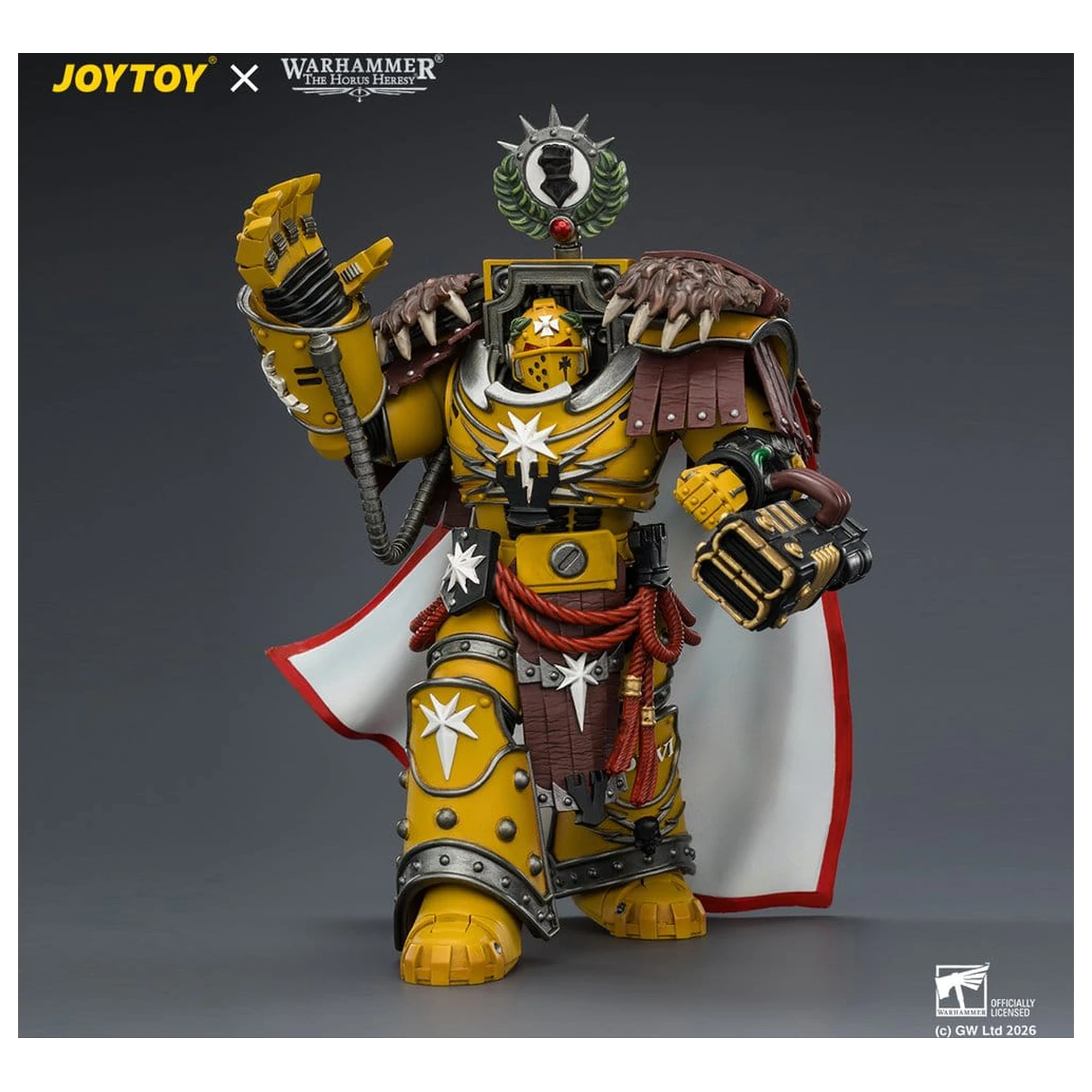 Warhammer Akční figurka Imperial Fists Lord Castellan Evander Garrius, The Tyrant of Cthonia 14 cm fotografii produktu