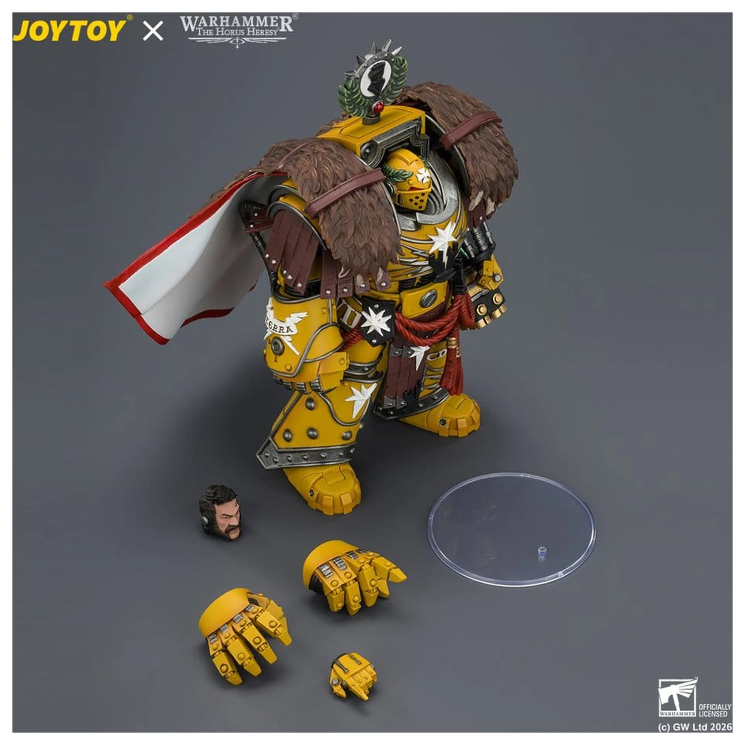 Warhammer Akční figurka Imperial Fists Lord Castellan Evander Garrius, The Tyrant of Cthonia 14 cm fotografii produktu