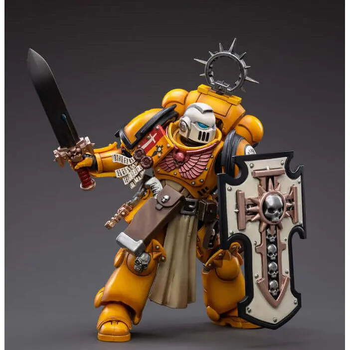 Warhammer 40k akční figurka 1/18 Primaris Space Marines Imperial Fists Bladeguard Veteran 12 cm fotografii produktu