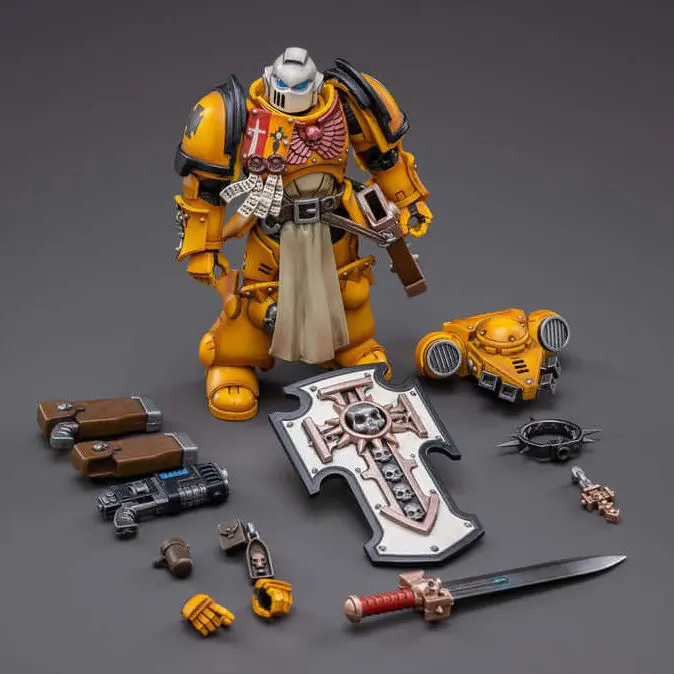 Warhammer 40k akční figurka 1/18 Primaris Space Marines Imperial Fists Bladeguard Veteran 12 cm fotografii produktu