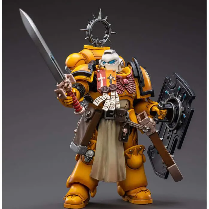 Warhammer 40k akční figurka 1/18 Primaris Space Marines Imperial Fists Bladeguard Veteran 12 cm fotografii produktu