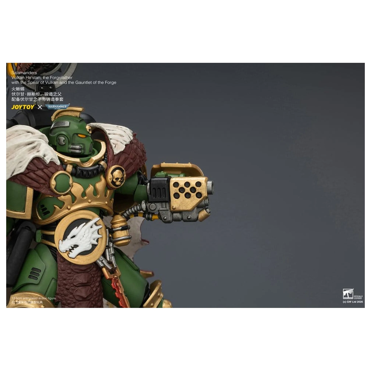 Warhammer Akční figurka Salamanders Vulkan He'stan, the Forgefather 13 cm fotografii produktu