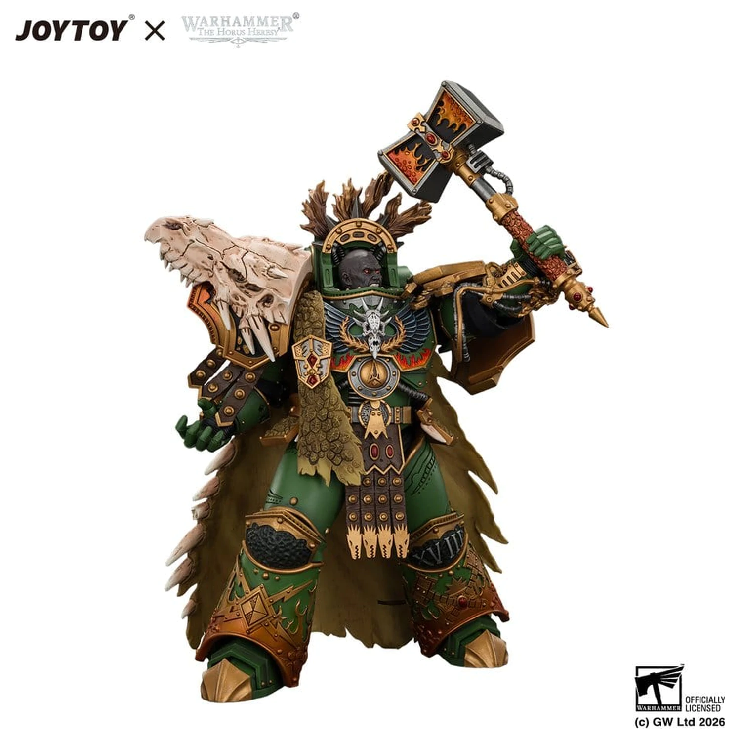 Warhammer akční figurka Salamanders Vulkan, Primarcha XVIII. legie 21 cm fotografii produktu