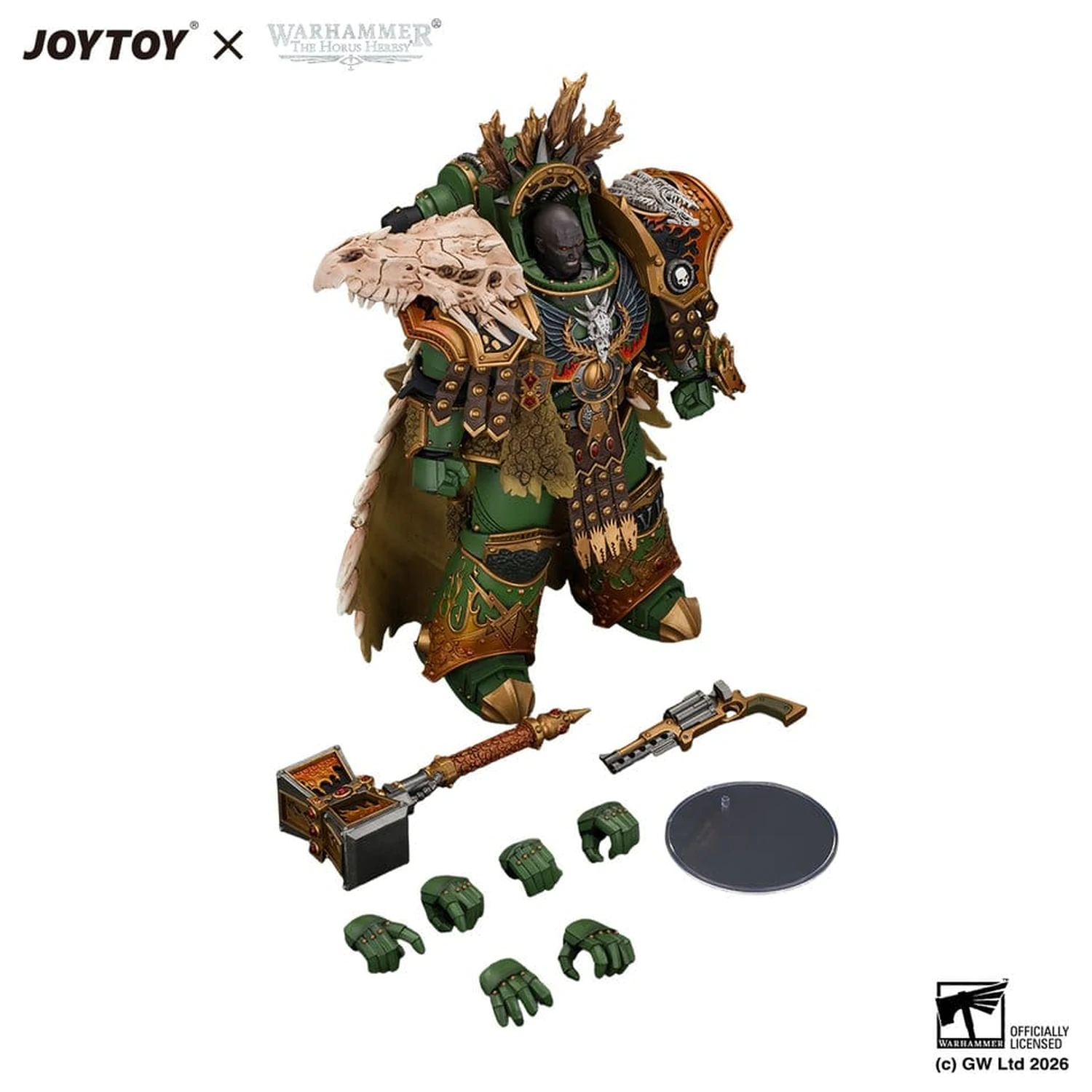 Warhammer akční figurka Salamanders Vulkan, Primarcha XVIII. legie 21 cm fotografii produktu