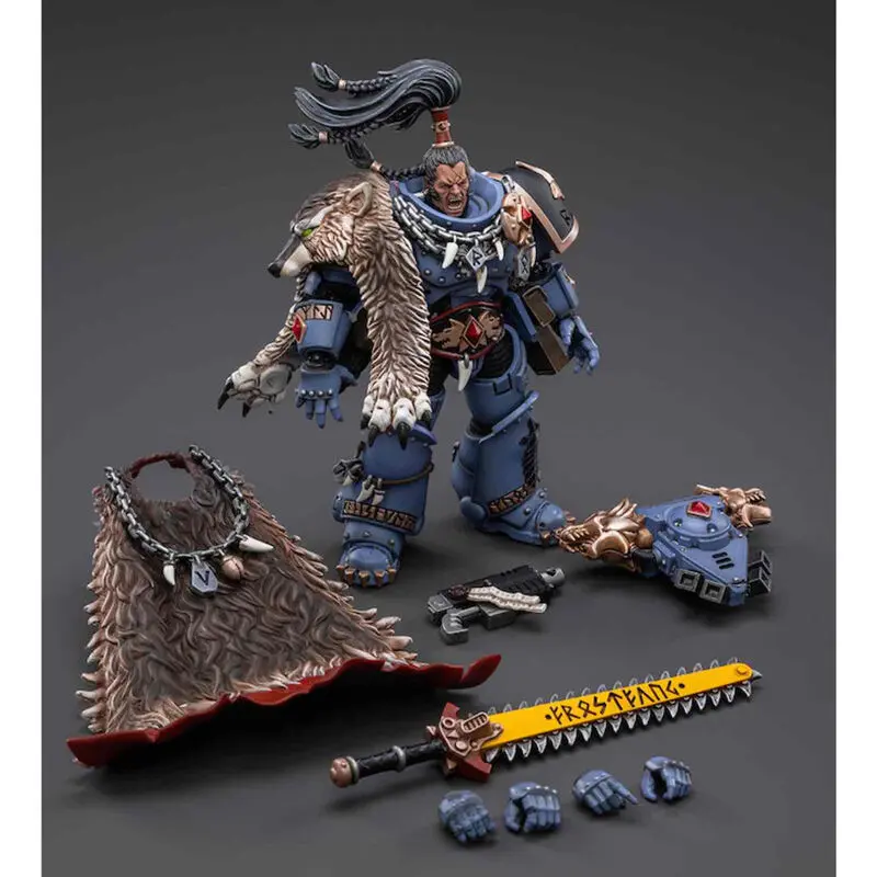 Warhammer 40k akční figurka 1/18 Space Wolves Ragnar Blackmane 13 cm fotografii produktu