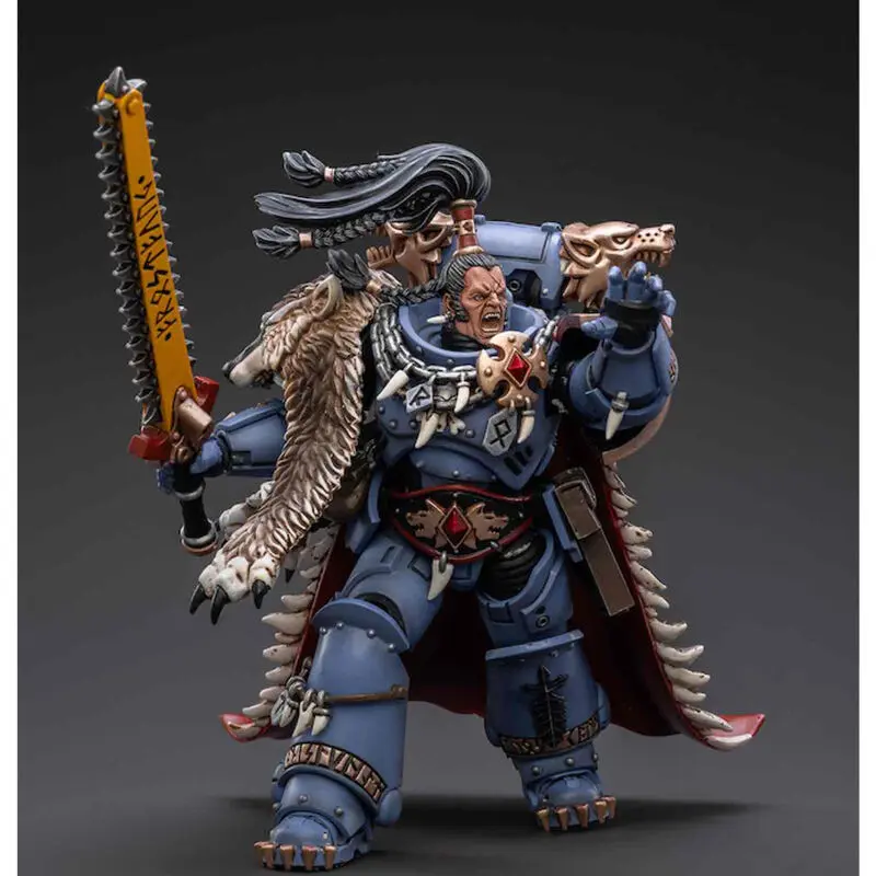 Warhammer 40k akční figurka 1/18 Space Wolves Ragnar Blackmane 13 cm fotografii produktu