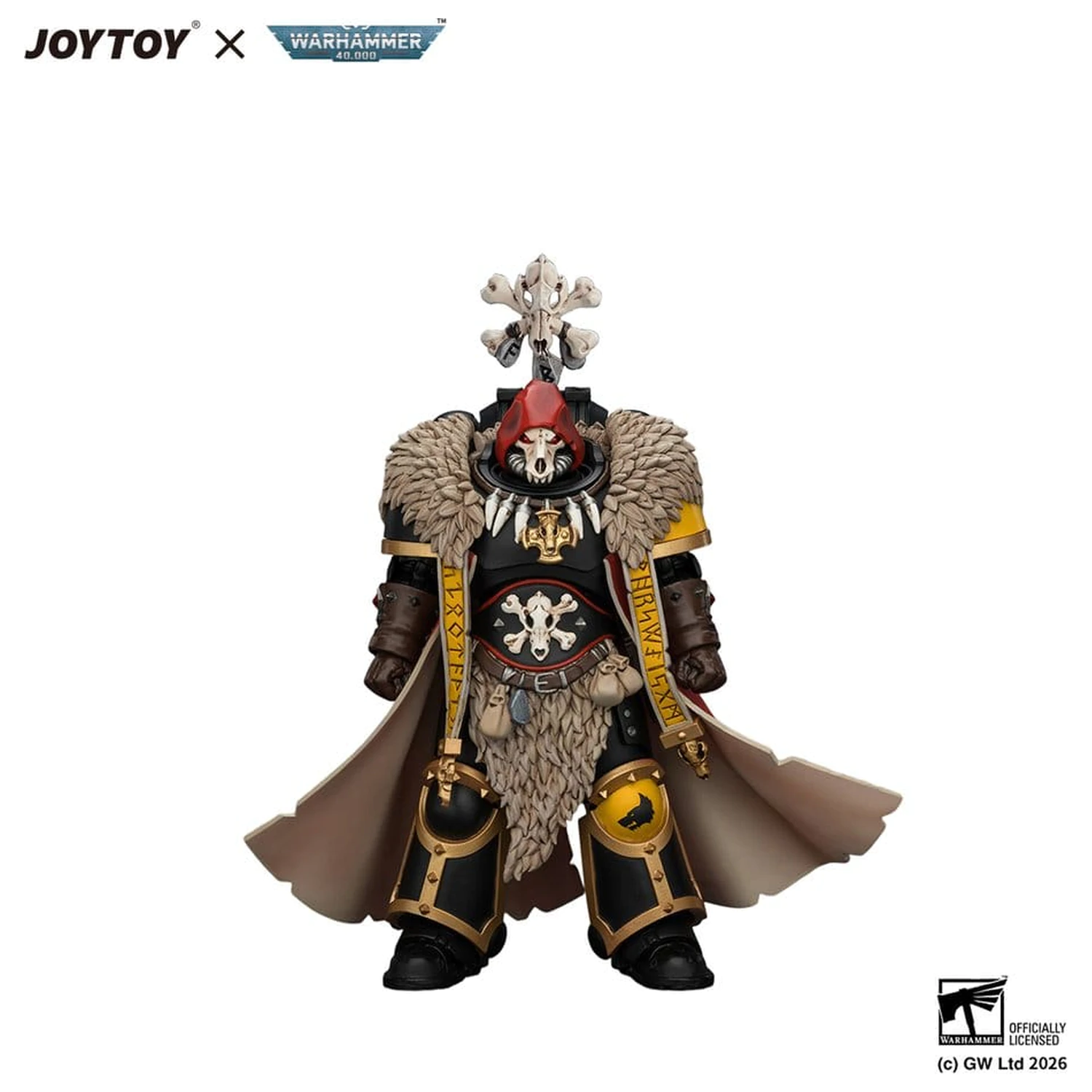 Warhammer Action Figure Space Wolves Wolf Priest 12 cm fotografii produktu