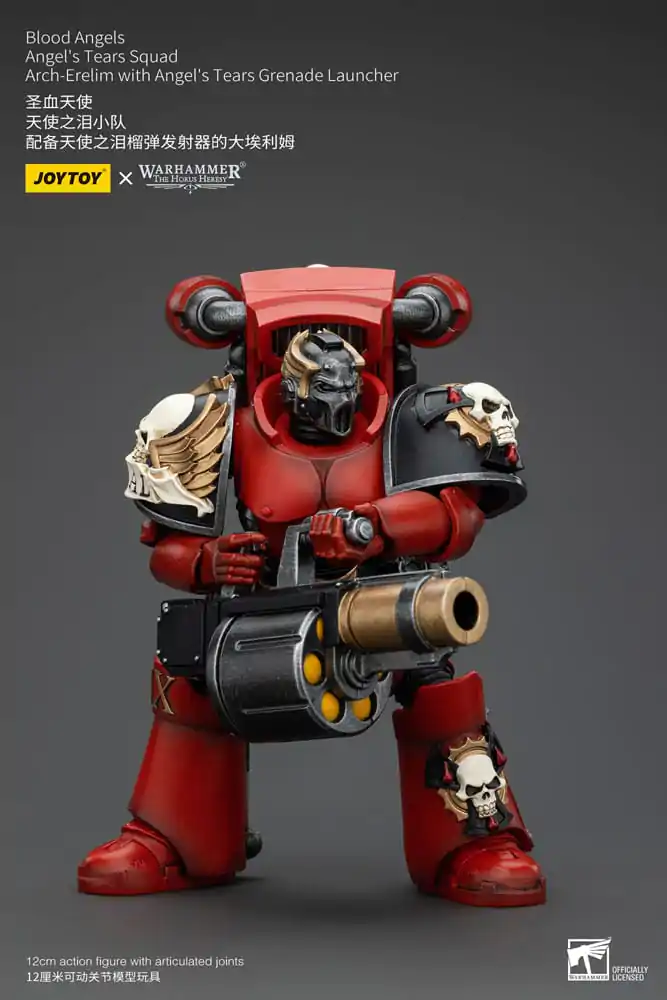 Warhammer The Horus Heresy akční figurka 1/18 Blood Angels Angel's Tears Squad Arch-Erelim s Angel's Tears Granátometem 12 cm fotografii produktu