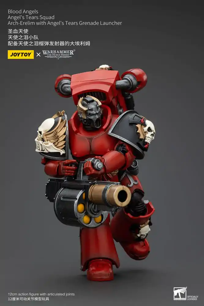 Warhammer The Horus Heresy akční figurka 1/18 Blood Angels Angel's Tears Squad Arch-Erelim s Angel's Tears Granátometem 12 cm fotografii produktu