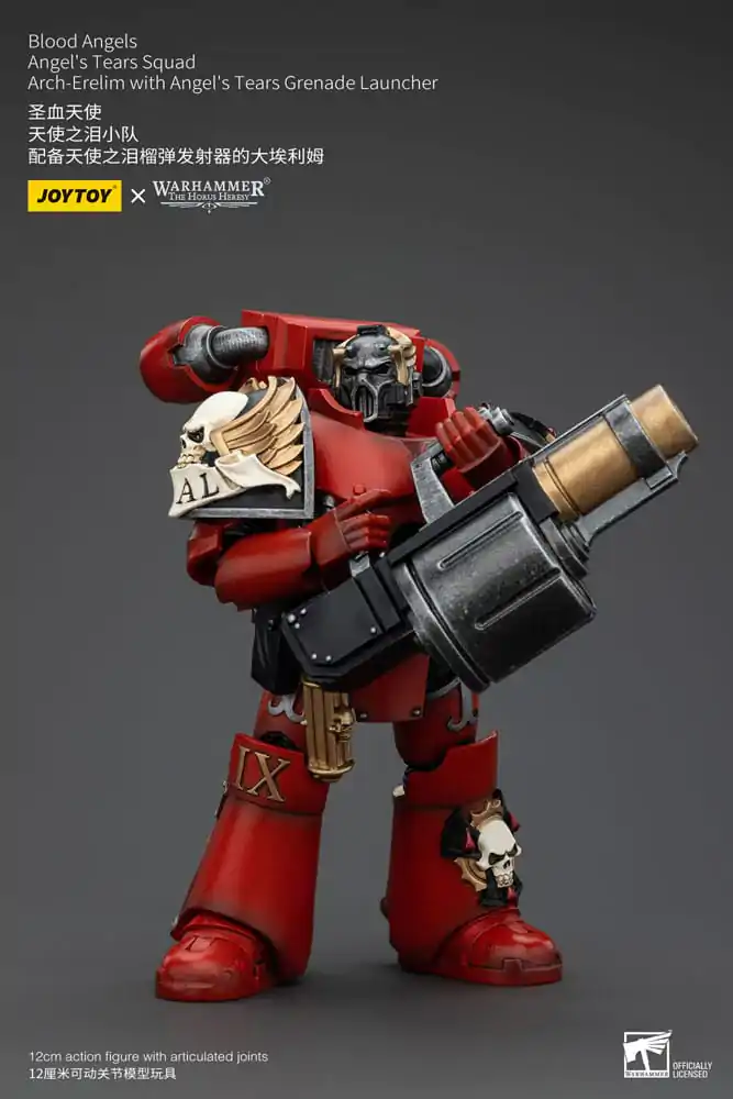 Warhammer The Horus Heresy akční figurka 1/18 Blood Angels Angel's Tears Squad Arch-Erelim s Angel's Tears Granátometem 12 cm fotografii produktu