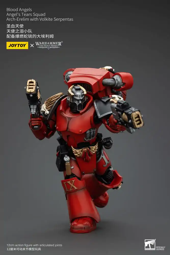 Warhammer The Horus Heresy akční figurka 1/18 Blood Angels Angel's Tears Squad Arch-Erelim s Volkite Serpentas 12 cm fotografii produktu