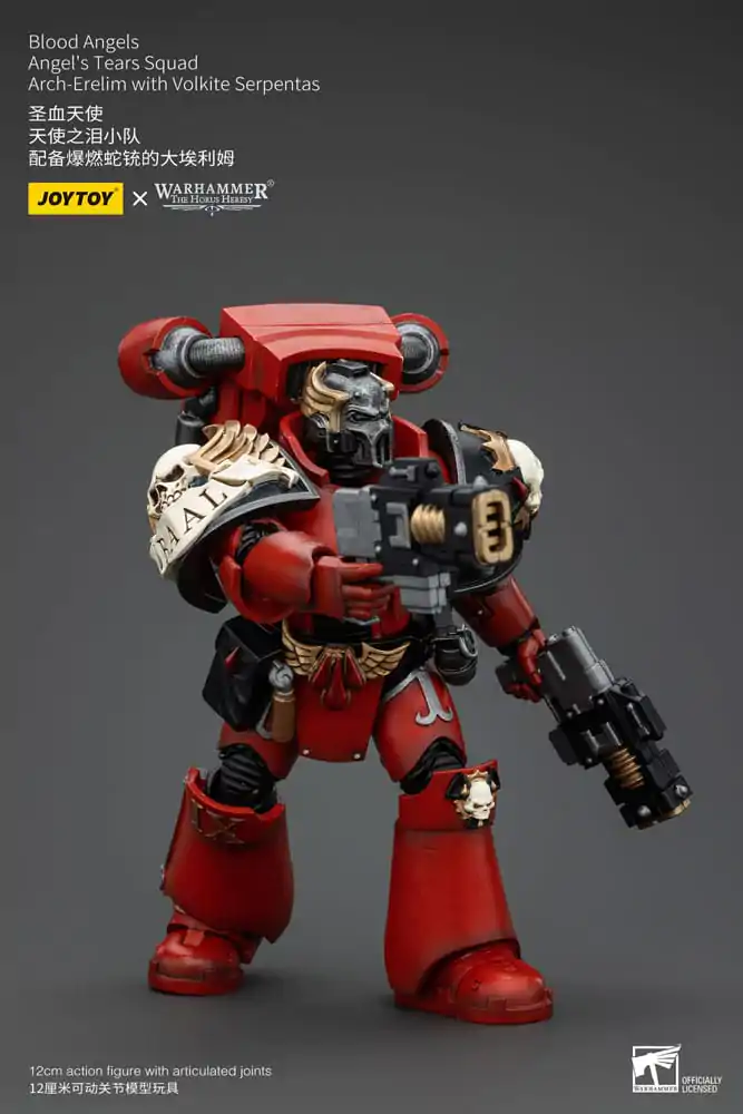 Warhammer The Horus Heresy akční figurka 1/18 Blood Angels Angel's Tears Squad Arch-Erelim s Volkite Serpentas 12 cm fotografii produktu