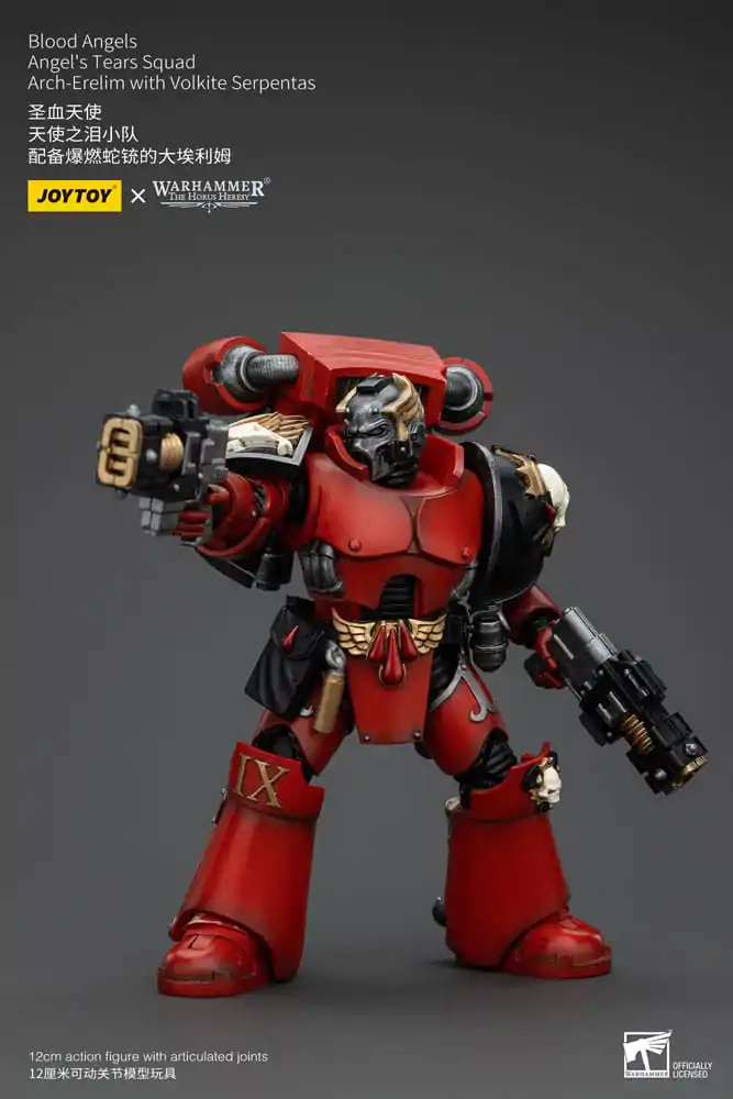 Warhammer The Horus Heresy akční figurka 1/18 Blood Angels Angel's Tears Squad Arch-Erelim s Volkite Serpentas 12 cm fotografii produktu