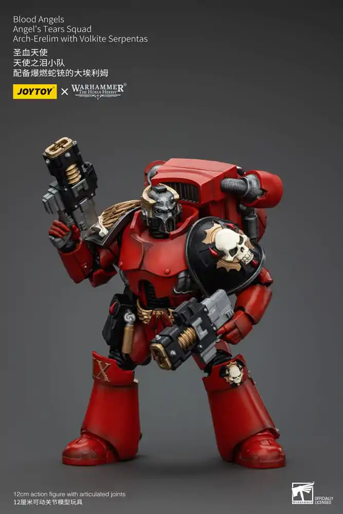 Warhammer The Horus Heresy akční figurka 1/18 Blood Angels Angel's Tears Squad Arch-Erelim s Volkite Serpentas 12 cm fotografii produktu