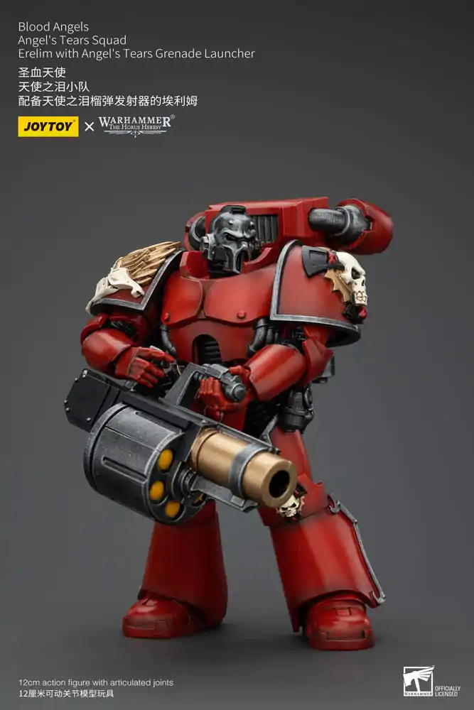 Warhammer The Horus Heresy Akční figurka 1/18 Blood Angels Angel's Tears Squad Erelim s Angel's Tears Grenade Launcher 12 cm fotografii produktu