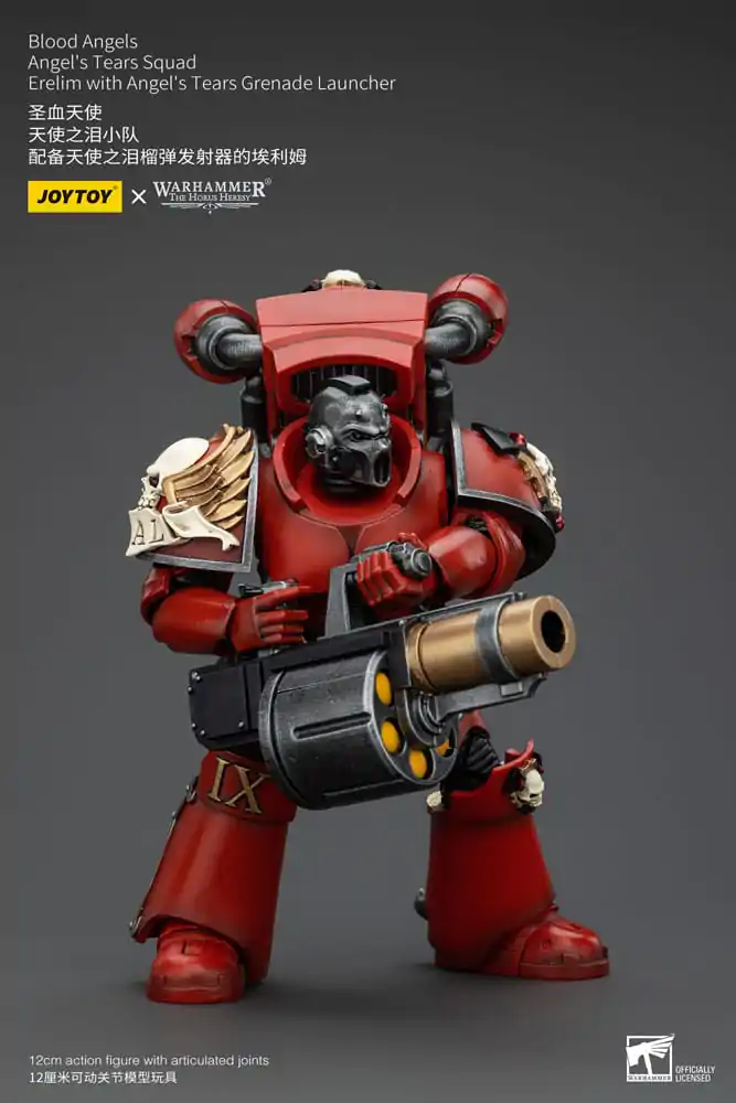 Warhammer The Horus Heresy Akční figurka 1/18 Blood Angels Angel's Tears Squad Erelim s Angel's Tears Grenade Launcher 12 cm fotografii produktu