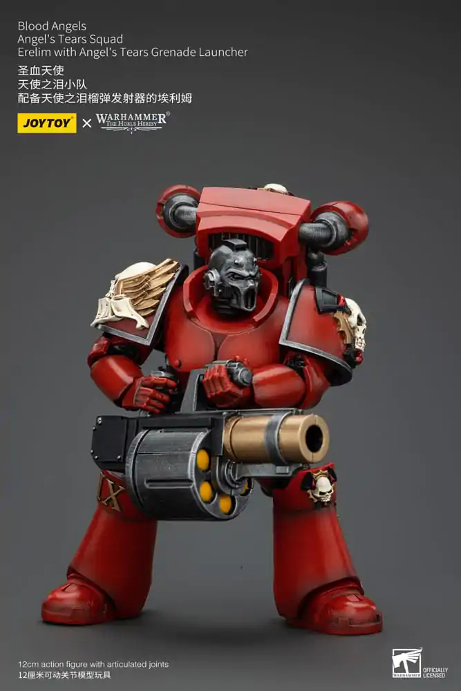 Warhammer The Horus Heresy Akční figurka 1/18 Blood Angels Angel's Tears Squad Erelim s Angel's Tears Grenade Launcher 12 cm fotografii produktu