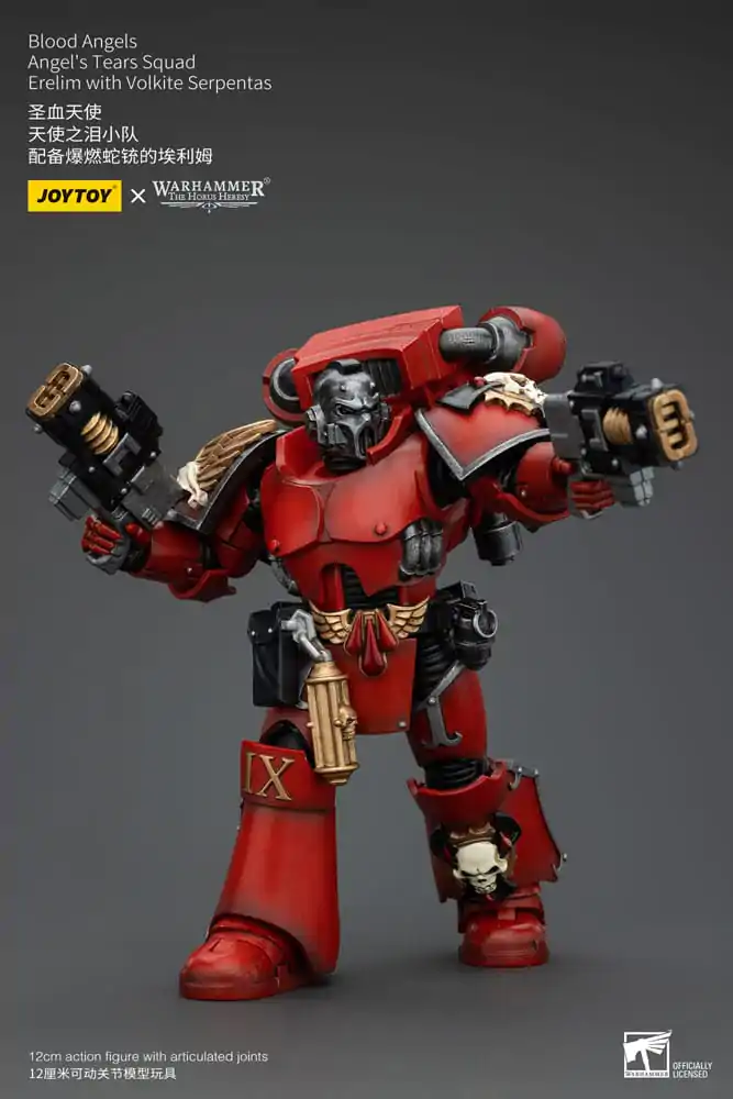 Warhammer The Horus Heresy akční figurka 1/18 Blood Angels Angel's Tears Squad Erelim s Volkite Serpentas 12 cm fotografii produktu