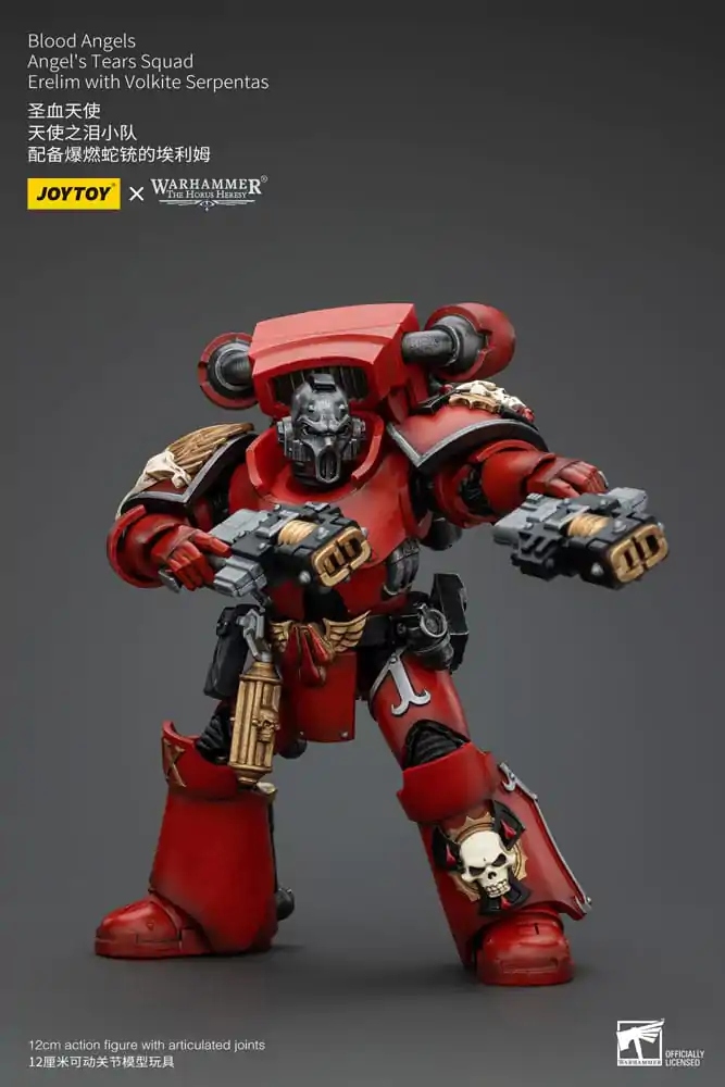 Warhammer The Horus Heresy akční figurka 1/18 Blood Angels Angel's Tears Squad Erelim s Volkite Serpentas 12 cm fotografii produktu