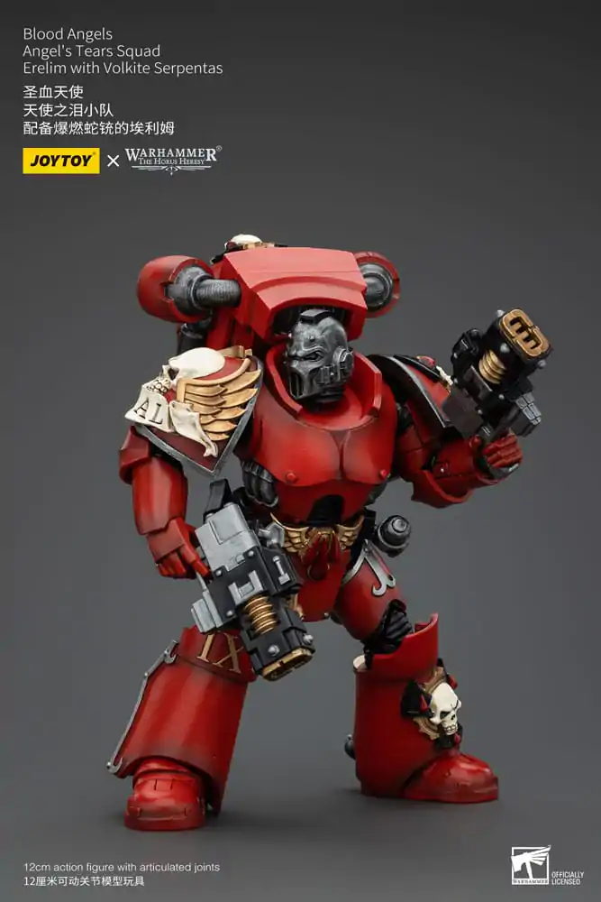 Warhammer The Horus Heresy akční figurka 1/18 Blood Angels Angel's Tears Squad Erelim s Volkite Serpentas 12 cm fotografii produktu