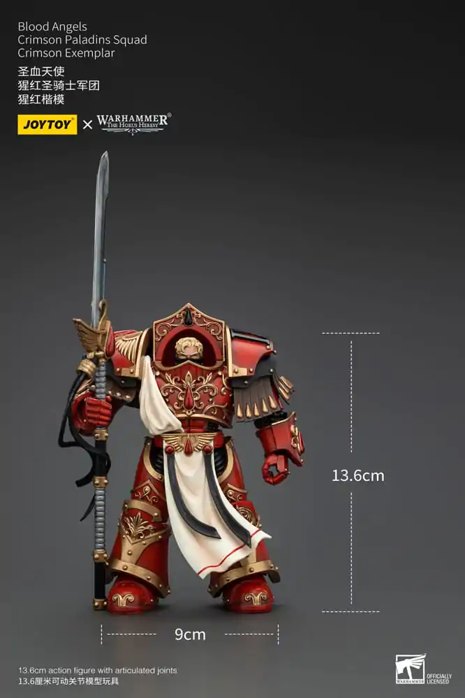 Warhammer The Horus Heresy akční figurka 1/18 Blood Angels Crimson Paladins Squad Crimson Exemplar 14 cm fotografii produktu