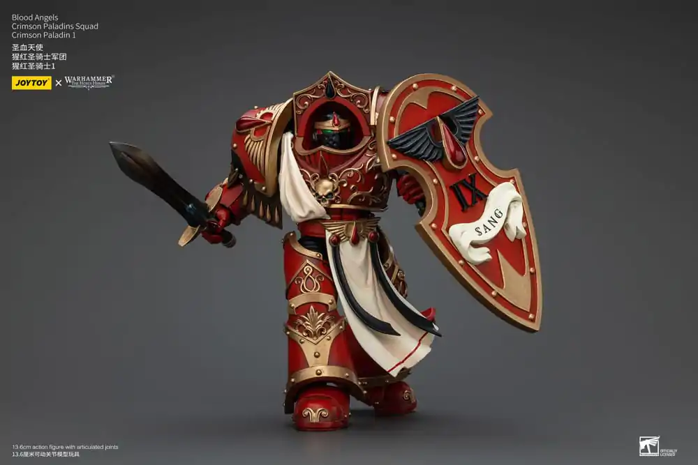 Warhammer The Horus Heresy Akční figurka 1/18 Blood Angels Crimson Paladins Squad Crimson Paladin 1 14 cm fotografii produktu