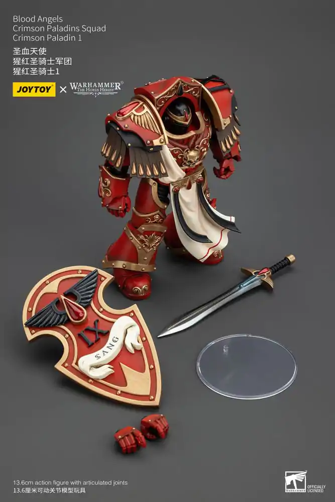 Warhammer The Horus Heresy Akční figurka 1/18 Blood Angels Crimson Paladins Squad Crimson Paladin 1 14 cm fotografii produktu