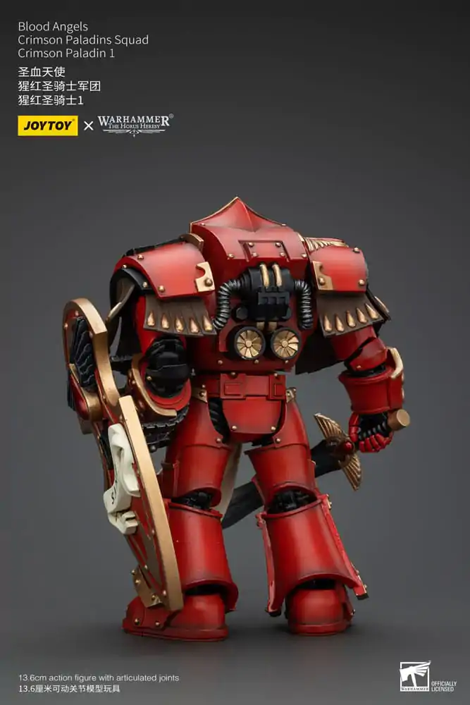 Warhammer The Horus Heresy Akční figurka 1/18 Blood Angels Crimson Paladins Squad Crimson Paladin 1 14 cm fotografii produktu