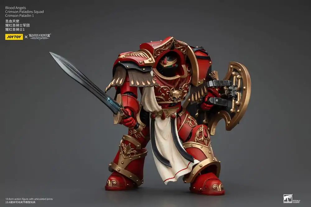 Warhammer The Horus Heresy Akční figurka 1/18 Blood Angels Crimson Paladins Squad Crimson Paladin 1 14 cm fotografii produktu