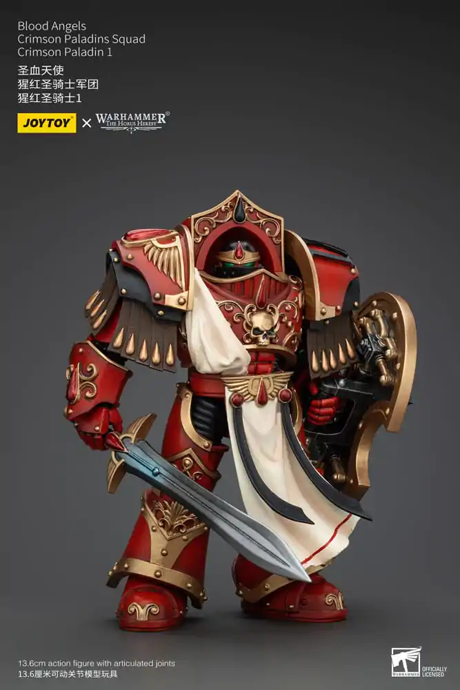 Warhammer The Horus Heresy Akční figurka 1/18 Blood Angels Crimson Paladins Squad Crimson Paladin 1 14 cm fotografii produktu