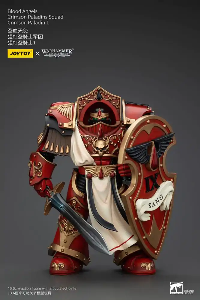 Warhammer The Horus Heresy Akční figurka 1/18 Blood Angels Crimson Paladins Squad Crimson Paladin 1 14 cm fotografii produktu