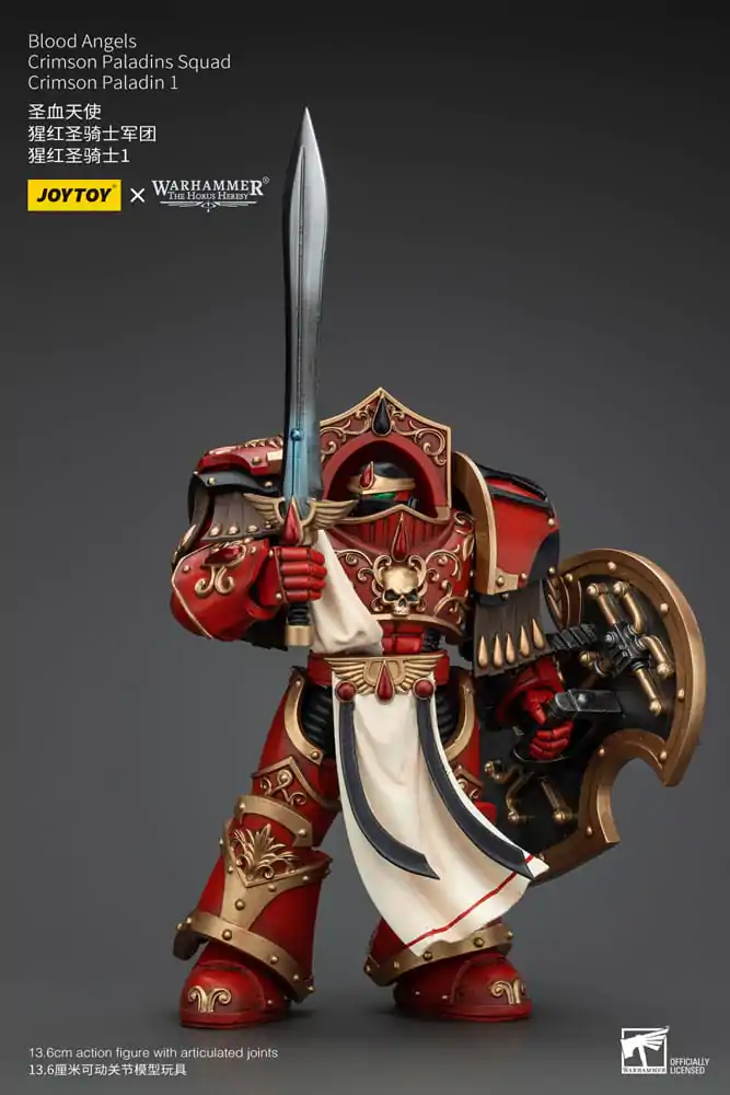 Warhammer The Horus Heresy Akční figurka 1/18 Blood Angels Crimson Paladins Squad Crimson Paladin 1 14 cm fotografii produktu