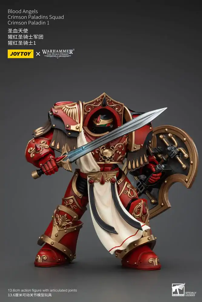 Warhammer The Horus Heresy Akční figurka 1/18 Blood Angels Crimson Paladins Squad Crimson Paladin 1 14 cm fotografii produktu