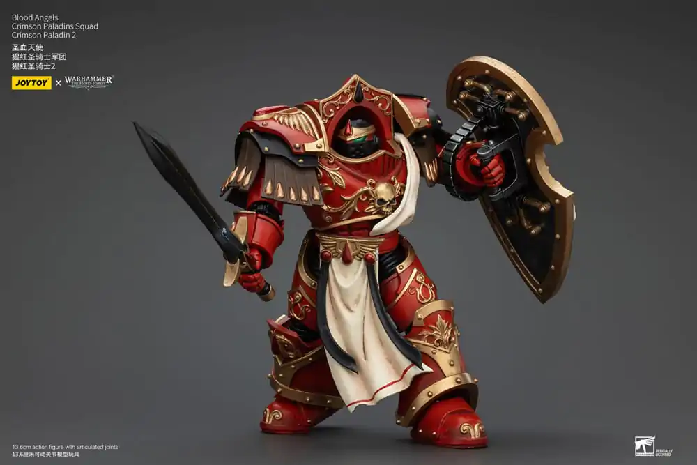 Warhammer The Horus Heresy Akční figurka 1/18 Blood Angels Crimson Paladins Squad Crimson Paladin 2 14 cm fotografii produktu