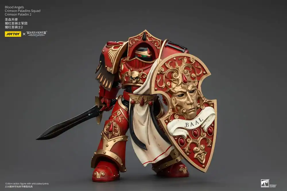 Warhammer The Horus Heresy Akční figurka 1/18 Blood Angels Crimson Paladins Squad Crimson Paladin 2 14 cm fotografii produktu