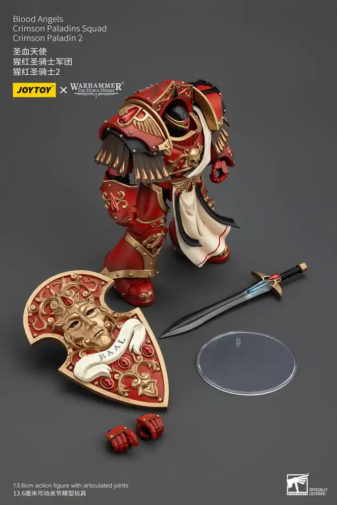 Warhammer The Horus Heresy Akční figurka 1/18 Blood Angels Crimson Paladins Squad Crimson Paladin 2 14 cm fotografii produktu