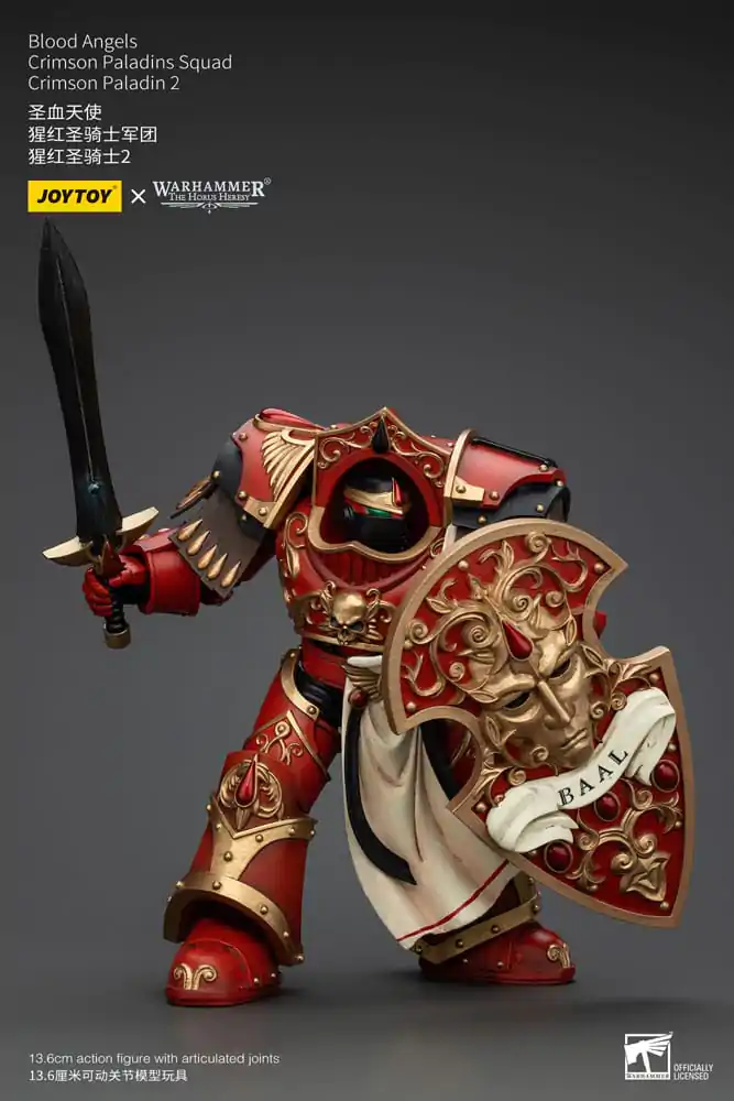 Warhammer The Horus Heresy Akční figurka 1/18 Blood Angels Crimson Paladins Squad Crimson Paladin 2 14 cm fotografii produktu