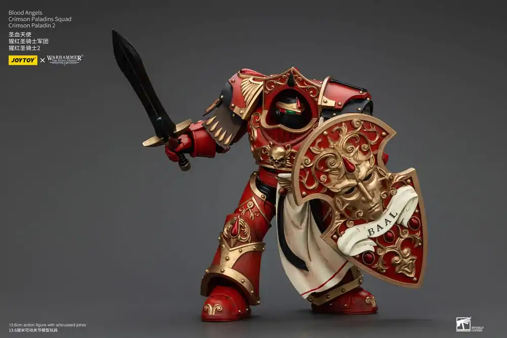 Warhammer The Horus Heresy Akční figurka 1/18 Blood Angels Crimson Paladins Squad Crimson Paladin 2 14 cm fotografii produktu