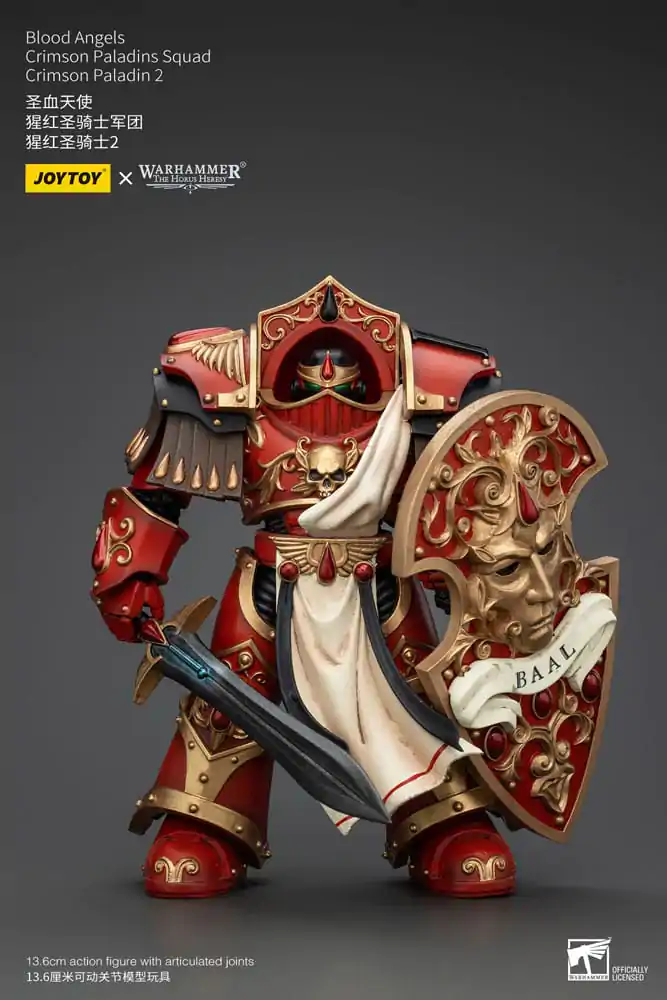 Warhammer The Horus Heresy Akční figurka 1/18 Blood Angels Crimson Paladins Squad Crimson Paladin 2 14 cm fotografii produktu