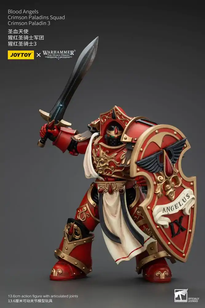 Warhammer The Horus Heresy akční figurka 1/18 Blood Angels Crimson Paladins Squad Crimson Paladin 3 14 cm fotografii produktu