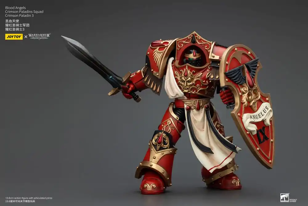 Warhammer The Horus Heresy akční figurka 1/18 Blood Angels Crimson Paladins Squad Crimson Paladin 3 14 cm fotografii produktu