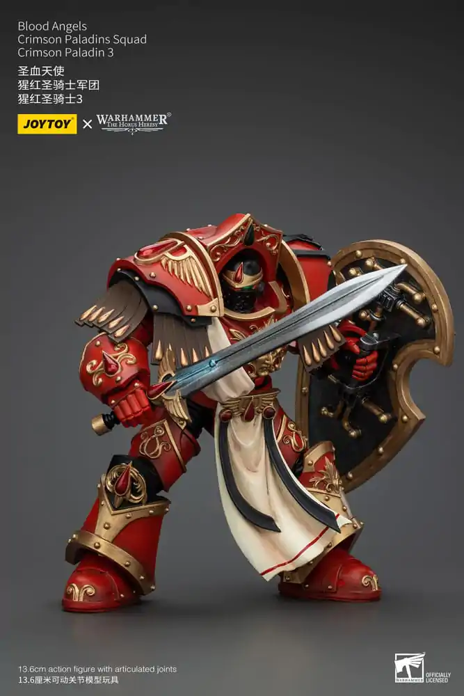 Warhammer The Horus Heresy akční figurka 1/18 Blood Angels Crimson Paladins Squad Crimson Paladin 3 14 cm fotografii produktu